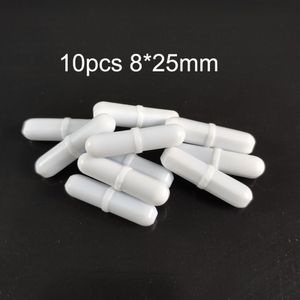 B8*25 MM 10pcs Magnetic Stirrer Mixer Stir Bar With Pivot Ring White Color