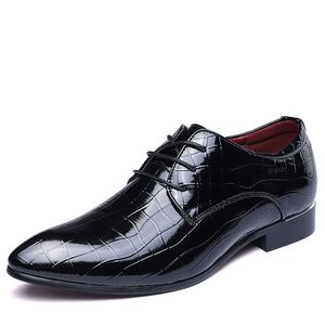 A Itália Apontou Sapatos Masculinos Sapatos Formais Vestidos De Noiva Sapatos Oxford Para Homens Couro Puro Croco Zapatos Hombre Sapato Masculino