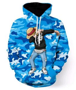 2020 New Fashion Sweatshirt Men / Women Hoodies One Piece Funny Print 3d Sweatshirts Free Shipping MH0370