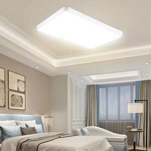 72W ultra thin LED ceiling light simple modern rectangular living room chandelier bedroom home aisle balcony lamps