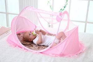 3in1 0-3 Years Crib Baby Bedding Mosquito Net Portable Foldable Baby Bed Crib Mosquito Netting Cotton Sleep Travel Bed Set