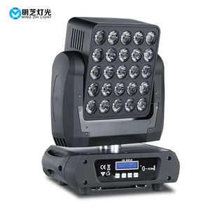 MFL W11China Especial 5 * 5 Pixel Mapeamento Matriz Zoom Moving Head 25 * 10W RGBW 4IN1 com 5 graus