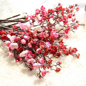 Ciliegio Fiore artificiale Rami di albero di Sakura finto 60 cm Albero di fiori di ciliegio in seta Tavolo per la casa Arredamento per soggiorno Decorazione di nozze fai-da-te