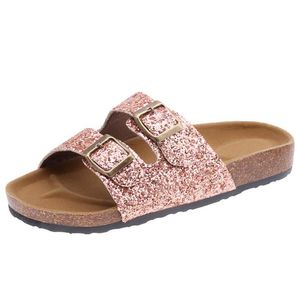 New summer beach casual slippers for women men tide sequins party men designer shoes scuffs fashion outdoor couple slippers shoes