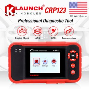 Launch X431 Creader VII Plus VII+ Auto Code Reader OBD2 OBD 2 Scanner Launch CRP123 OBDII Diagnostic Tool Automotive Scan Tool