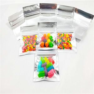 Fashion Plastic Aluminum Foil Resealable Zipper Bag Coffee Tea Food Storage Bags Smell Proof Pouch Package