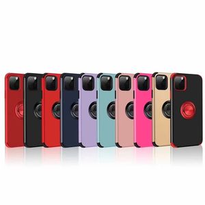 Capas telefônicos de defesa de armadura para iPhone11 Pro Max 6.5 polegadas Galaxy Note10 Plus Captura protetora à prova de choque Dual camada híbrida caso Anti-choque pc + tpu shell