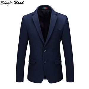 Single Road American Man Blazers Lã Frock Casaco Royal Azul Terno Jaqueta 2019 Fantasia Costumes para Cantores Mens Blazer Jaqueta SR38