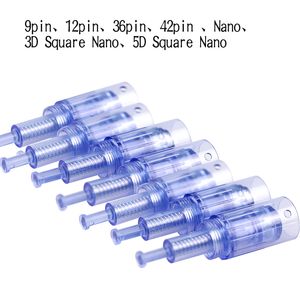 Wholesale Screw/Bayonet Cartridge Replacement Derma Pen Needle Stamp Electric Auto Microneedle 9 pins /12 pins / 36 pins / 42 pins Nutrition Import Tool