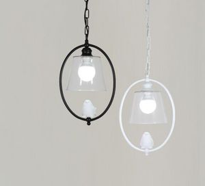 Wholesale vintage bird lamp for sale - Group buy The Nordic simple birds Vintage Pendant Lights American Clean Glass Pendant Lamp E27 Light Bulb Dinning room MYY