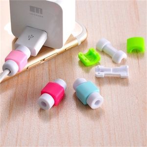 Data Line Protection Sheath Party Favor Silica Gel Mobile Phone Headphone Cable Smart Cover Green Blue Charging Lines Protective Sheaths 0 12jd L1