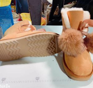 2020 Heiß verkaufen neue klassische Designmädchen Frauen aus Plüsch Schaffell Schneestiefel kurze Schneestiefel Fell Integra Ted Halten Sie warme Stiefel aufbewahren