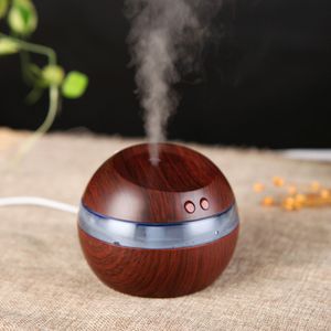 Beijamei Partihandel Creative Wood Grain Luftfuktare Hushållskontor Ultrasonic USB Aroma Mini Car Luftfuktare Desktop Purifier