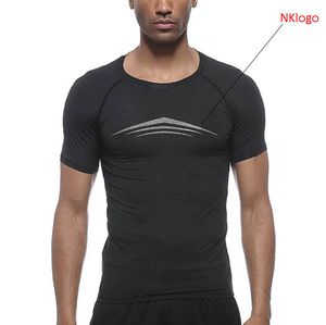 Moda 2019 Workout roupas dos homens de manga curta primavera / verão esportes impressão collants de basquete soccers de secagem rápida correndo primavera roupas