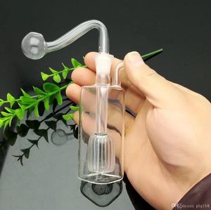 Vierkantrohr Mini Glas Zigarettenkessel Großhandel Bongs Ölbrenner Rohre Wasserpfeifen Glaspfeife Bohrinseln Rauchen Kostenloser Versand