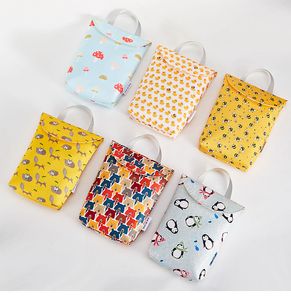 Borsa impermeabile per pannolini portatile da 6 stili Borsa da allattamento di design da viaggio semplice per borse per pannolini per la cura del bambino