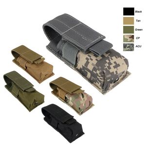 Outdoor Sports Tactical Backpack Bag Vest Gear Accessory Mag Magazine Holder Cartridge Clip Tactical MOLLE Flashlight Pouch NO17-518