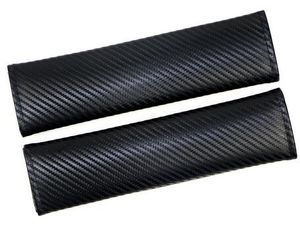2pcs Car-Styling Universal Safety Seat Belt Cover Carbon Fiber Decorative Car Shoulder Pad Sleeve Protection Strap