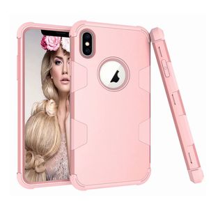 Robot Armour Phone Fodral för iPhone XS Max XR X 6 6S 7 8 Plus Heavy Duty Cover Galaxy S10 + S10 S10E S9 S8 Not 9 8 J7 Shell