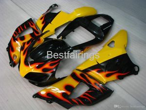 ZXMOTOR 7gifts Verkleidungsset für Yamaha R1 1998 1999, gelb-schwarze Verkleidungen, YZF R1 98 99 BX12