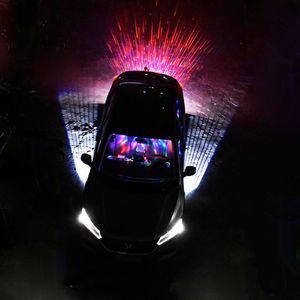 Светодиодный автомобиль Лазерный проектор Лампы Sangel Wings Meteor Приветствуя Приветствие Предупреждение поворот сигнал Передний туман 3D Decor Ghost Тень Огни Принадлежности