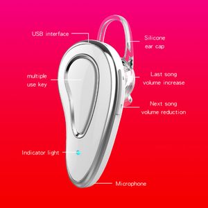 D9 Bluetooth 5.0 Trådlös Bluetooth hörlurar Trådlös stereo öronproppar In-Ear headset för Xiaomi Samsung Huawei
