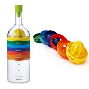 Multifunctional Kitchen Tools Manual Juice Grinding Measuring Cup 8 in 1 Wine Bottle Baby Complementary Food Tool