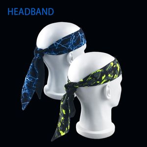 Tie Voltar Headbands Sports Sweatbands Faixa de Cabelo absorção de umidade Bandanas treino de corrida das mulheres dos homens Bandas