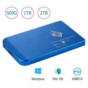 Taşınabilir 2 TB 1 TB 500 GB 2.5 inç USB 3.0 Harici Sabit Disk Sürücüsü HDD SATA III Mobil Sabit Disk HD Masaüstü PC Bilgisayar Dizüstü