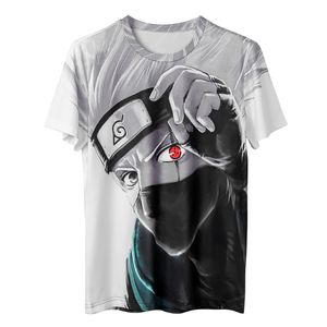 T-shirts pour hommes 2021 Impression Anime 3D Digital Summer Heure ronde Collier à manches courtes Style décontracté Tee-shirt de grande taille