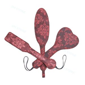 Bondage Chinese Red China Style Satin Paddle Cosplay Flirting Roleplay Restraint Toy 562A