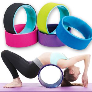 Yoga Wheel Professional Slimming Waist Shape Bodybuilding Back Training Pilates Magic Circle Ring BaBalance Accessory Yoga Wheel