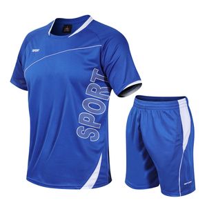 QNPQYX 새로운 Tracksuit 남자 여름 뜨거운 판매 남자 세트 티셔츠 + 반바지 두 조각 세트 캐주얼 트랙 슈트 남성 O 넥 솔리드 스포츠웨어 m-5xl