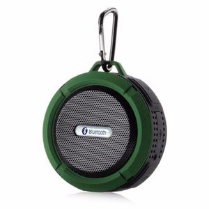 C6 Bluetooth Speaker impermeável grande ventosa copo à prova de poeira estéreo esportes ao ar livre portátil mini subwoofer + caixa de varejo requintado