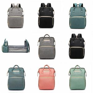 Zaini per pannolini Desinger Hangbags Borse per allattamento premaman Borse per fasciatoio di marca Culla pieghevole portatile Borse da viaggio per esterni Borsa G7518