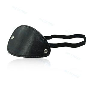 Bondage Black Faux Leather Roleplay One Eye Blinder Pirat Patch Masquerade A876