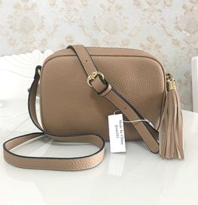 Högsta kvalitet handväskor plånbok handväska kvinnor handväskor väskor crossbody soho väska disco axelväska fringed messenger väskor purve 22cm