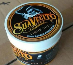 Suavecito Pomade Haarfester Halt Pomaden Starker Halt, der alte Wege wiederherstellt, große Skeletthaare nach hinten gekämmt, Haaröl, Wachsschlamm