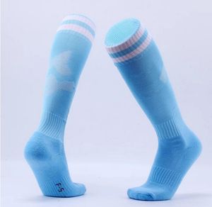 Top Design Football Long Tube Handduk Bottom Strumpor Grupp Köp Utomhus Sport Utbildning Spel Strumpor Ett Hår Byte Solid Färg Sport Sock