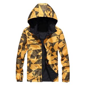 Mäns Jackor 2021 Hip Hop Jacket Trend Wear på båda sidor Högkvalitativ hoodie Casual Zipper Streetwear Stor storlek M-7XL; GA554