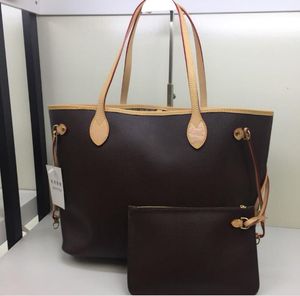 Top quality Women handbag 4 colors lattice 2pcs set ladiesdesigner handbag high quality lady clutch purse retro shoulder
