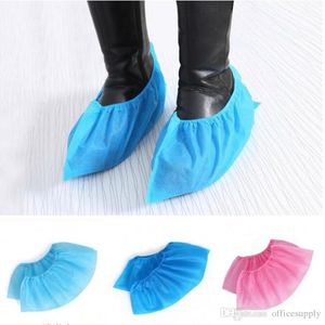 100pcs/lot Shoe Covers Disposable Shoe & Boot Covers Household Non-woven Fabric Boot Non-slip Odor-proof Galosh Prevent Wet Shoes Covers