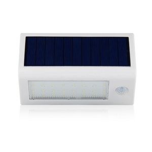 Solarbetriebene Wandleuchte mit Radarsensor, 48 LEDs, wasserdichte Solarbeleuchtung für den Außenbereich, energiesparend, für Garten, Weg, Hof, Boden, Rasen