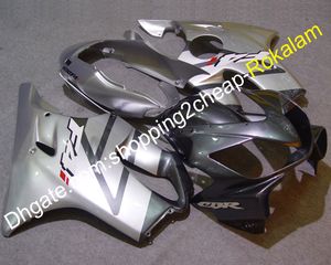 Para Honda CBR600F4I 04 05 06 07 CBR600 F4I CBRF4I 2004 2005 2007 Motorbike ABS Plástico Prata Preto Fairing (moldagem por injeção)