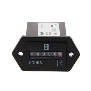 DC 10V-80V Generator Sealed Hour Meter Counter For Boats Trucks Tractors Cars Hourmeter