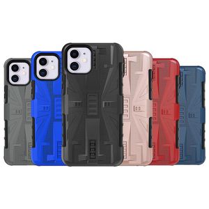 Armour Shocksäker mjukt TPU Telefonväska Tungt baksida för iPhone 11 Samsung Galaxy Not10 Plus M10 A30 A50 Huawei Y5 Y6