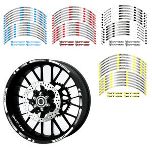 New high quality 12 Pcs Fit Motorcycle Wheel Sticker stripe Reflective Rim For Yamaha MT-03 MT03