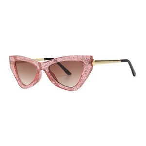 Bayanlar tasarımcı yaz new cat göz güneş kadınlar çerçeve güneş gözlükleri açık seyahat uv400 seksi bayanlar shades
