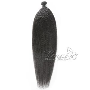 VMAE Malaysische brasilianische reine Echthaar-Webart, Schussbündel, Güteklasse 11A, natürliche Farbe, verworrene glatte Haarverlängerungen, 25,4 bis 71,1 cm