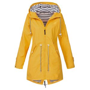 New Mulheres Desporto Vestuário Outdoor casaco leve Brasão Raincoat Outono Inverno Camping Caminhadas com capuz jaqueta corta-vento impermeável